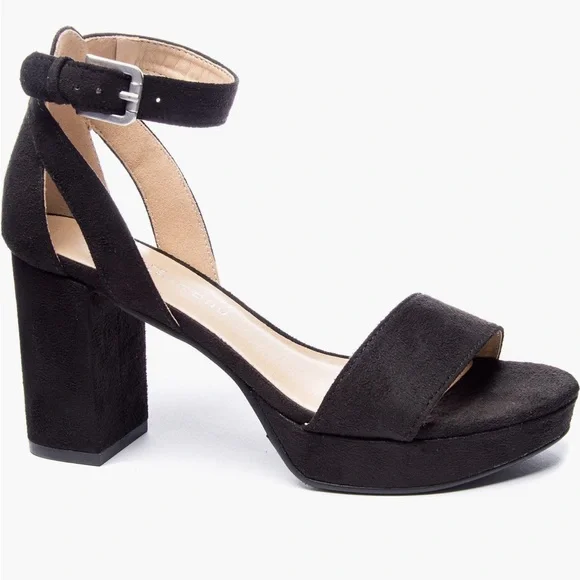 CL by Chinese Laundry Go On Platform Pump / Heels - Black - Size 8 - Picture 1 of 7